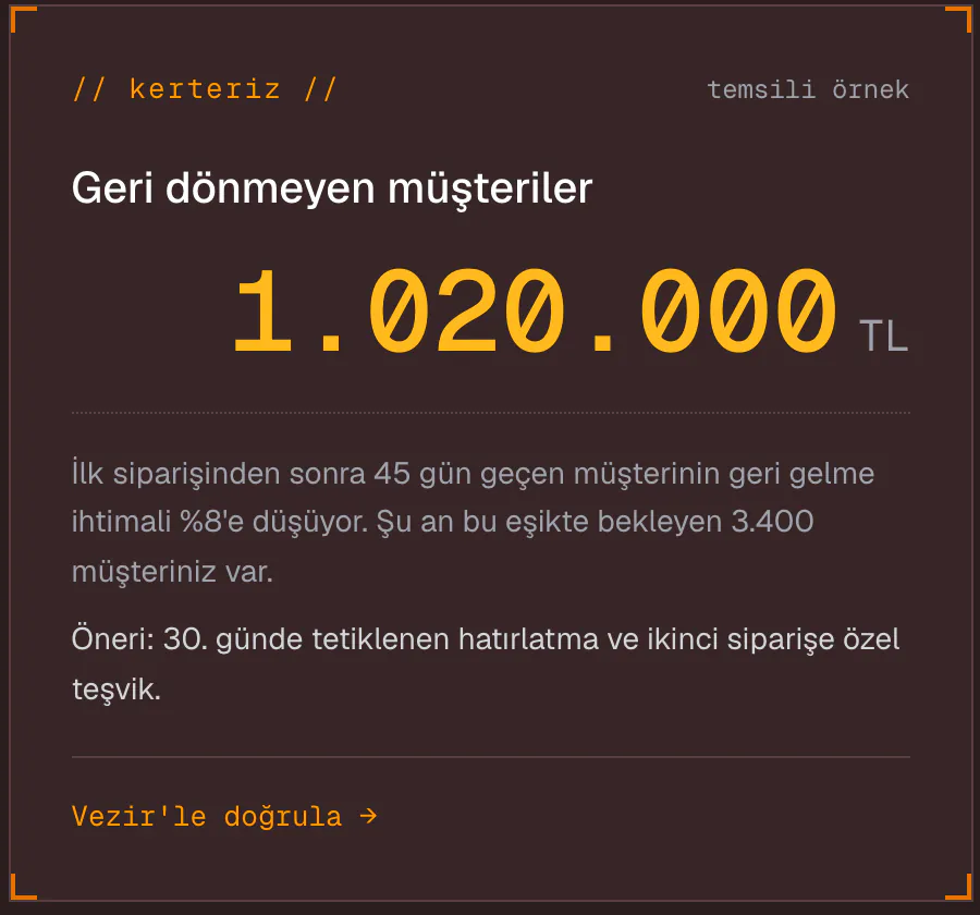 KatBeKat Kerteriz ajanının temsili bulgu kartı